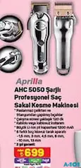 APRİLLA AHC-5050 ŞARJLI PROFESYONEL SAÇ VE SAKAL KESME MAKİNESİ